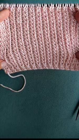 Ажурная резинка спицами 🧶