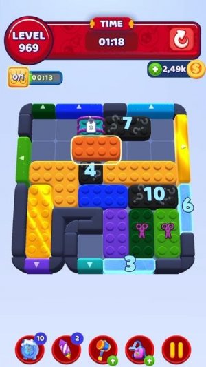 Color Block Jam 969 Уровень