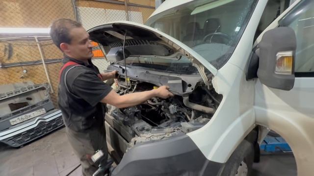 Джампер,Боксер,Дукато замена трапеции дворников с мотором