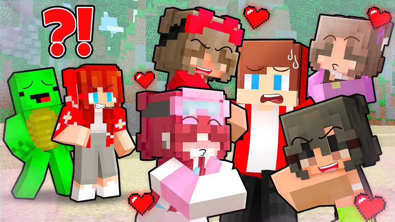 Парни оказались на острове, полном девушек, мультфильм про Майнкрафт смотреть онлайн