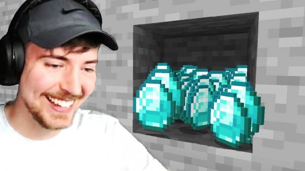 МИСТЕР БИСТ - МАЙНКРАФТ, НО ВСЁ СЛУЧАЙНО