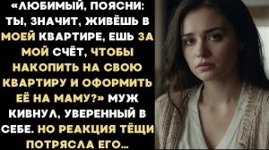 ИСТОРИЯ ИЗ ЖИЗНИ/Ты, значит, живёшь в моей квартире, за мой счёт и копишь на свою?- спросила у мужа
