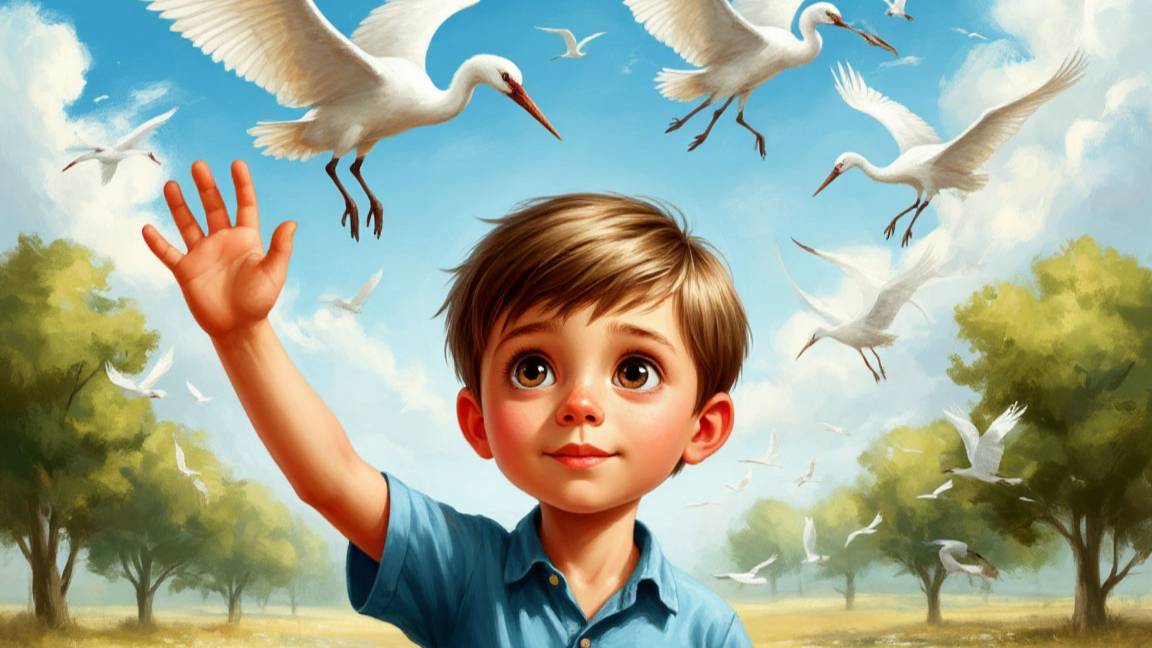 ©Белые журавлики. Сергей Весенин-стихи смотреть онлайн