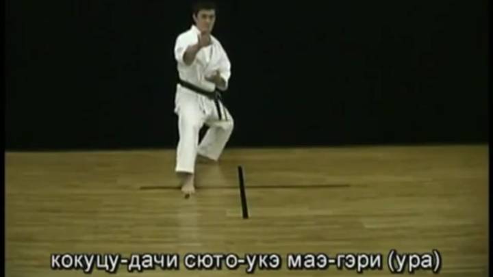 Дзюдзи(сото уке, мае гери) Ура - Ката Карате Кёкусинкай (Jyuji Kata Ura- 十字型裏)v.5 смотреть онлайн