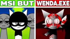 Incredibox Sprunki MSI: ЖУТКАЯ WENDA.EXE 😱 УПРАВЛЯЕТ ВСЕМ! 🎶 (НОВЫЙ МОД!) 🖤👾🔥