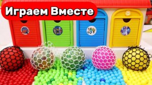 РАЗВИВАЮЩИЕ ВИДЕО С ИГРУШКАМИ ДЛЯ ДЕТЕЙ 🟢🔴🟡 АСМР УЧИМ ЦВЕТА ВМЕСТЕ