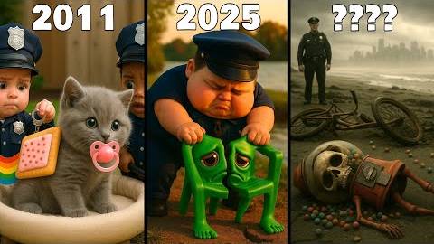 Evolution Of Nooo La Polizia Noo - Italian Brainrot