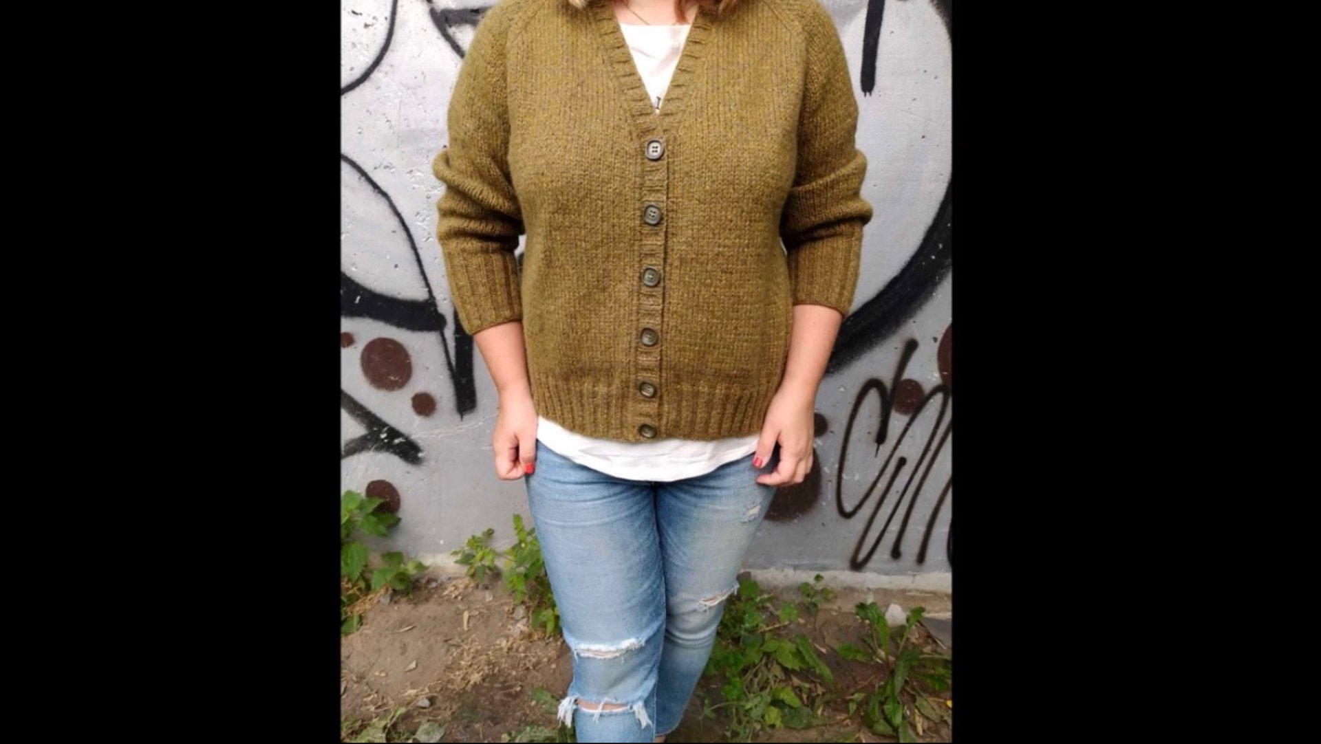 Стильный кардиган (спицами) МК смотреть онлайн