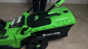 Сборка газонокосилки аккумуляторной GRASSMAN BL-440