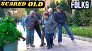#BUSHMAN PRANK REACTIONS 2024, TOOK OLD FOLKS BY SURPRISE