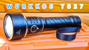 WURKKOS TS27 Ручной аккумуляторный многофункциональный дальнобойный фонарь с RGB режимами