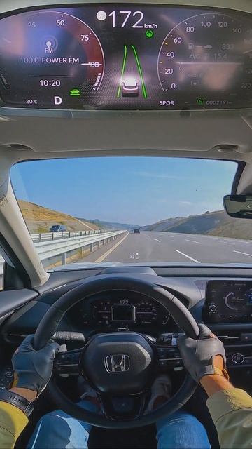 HONDA ZR-V - Максимальная скорость на автобане смотреть онлайн