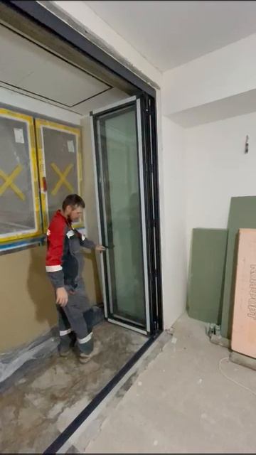 Складные двери двери гармошка на балкон