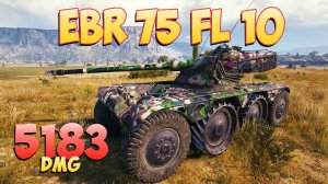 EBR 75 FL 10 • Все в одиночку! - 5 Фрагов 5.1K Урона • Мир Танков