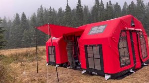 АТИК. новый лагерь. снег с дождём.