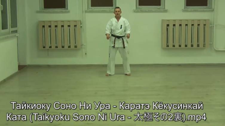 Тайкиоку Соно Ни Ура - Каратэ Кёкусинкай Ката (Taikyoku Sono Ni Ura - 太極その2裏) смотреть онлайн