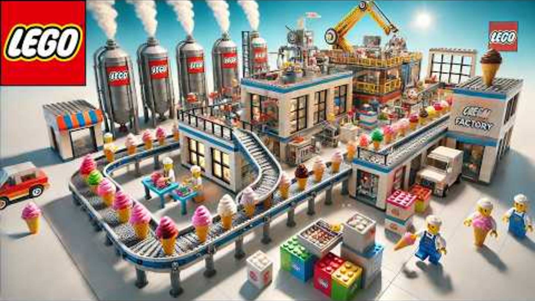 Фабрика мороженого LEGO – Сколько мороженого я могу приготовить смотреть онлайн