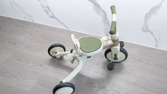 Велосипед трехколесный Lecoco S3Max beige смотреть онлайн