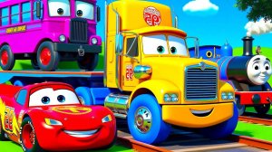 Мультики для малышей смотреть онлайн. Тачки Маквина на гонках. Мультики для детей про машинки.