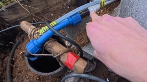 Соединение ПНД трубы с полипропиленовой трубой. Установка скважинного насоса