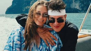 Фотосессия Евгении Медведевой и Тимур Гаязов готовится к свадьбе.