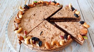 Кето Торт чернослив в сметане. Низкоуглеводный Торт без сахара, без глютена!