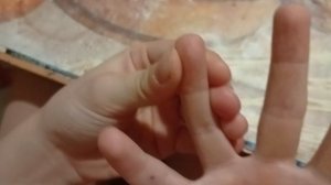 какя я думал палец