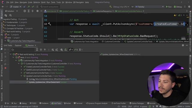 Dometrain - Integration testing in ASP.NET Core 2024 Part 2 смотреть онлайн