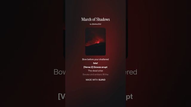 March Of Shadows #IndustrialMetal #GermanMetal #NeueDeutscheHaerte #DarkMetal #MetalMusic