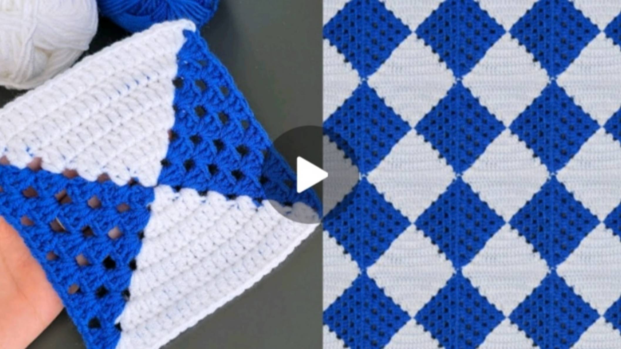 Квадратный мотив крючком #все_в_жизни_связано смотреть онлайн