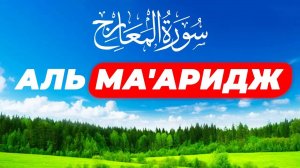 Сура "Аль_Ма'аридж" Ступени｜Идрис Абкар