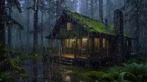 🌧️ Дождь в уединенной хижине в джунглях 🌴 Глубокий сон в тропической атмосфере