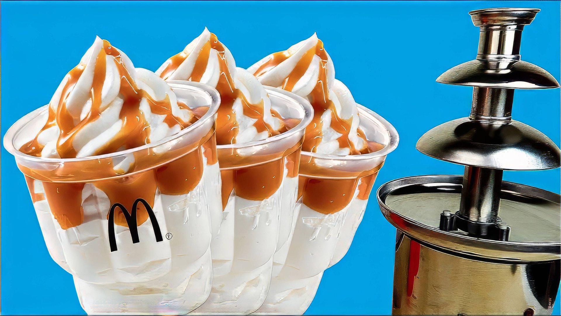 Шоколадный фонтан из карамельного мороженного из МакДональдс! alex boyko смотреть онлайн