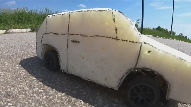 Краш-тест кузов из пены для rc тачки смотреть онлайн