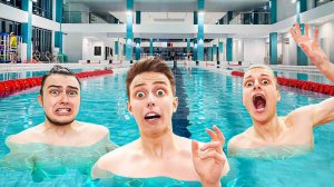 КТО УСПЕЕТ ВЫБРАТЬСЯ ИЗ БАССЕЙНА, целых 3 МЕТРА ВОДЫ !!!