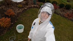 Две мощные искореняющие обработки сада осенью....