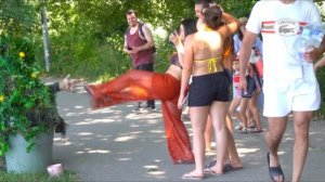 Ultimate bushman prank (SHE WENT FOR IT) SO SO FUNNY