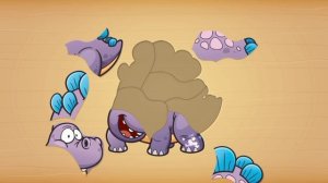 Динозавры — детский мультфильм, пазлы.