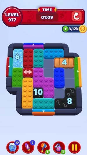 Color Block Jam 977 Уровень