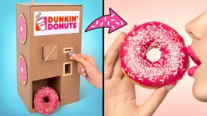 Торговый Автомат Для Подачи Пончиков из Картона Своими Руками