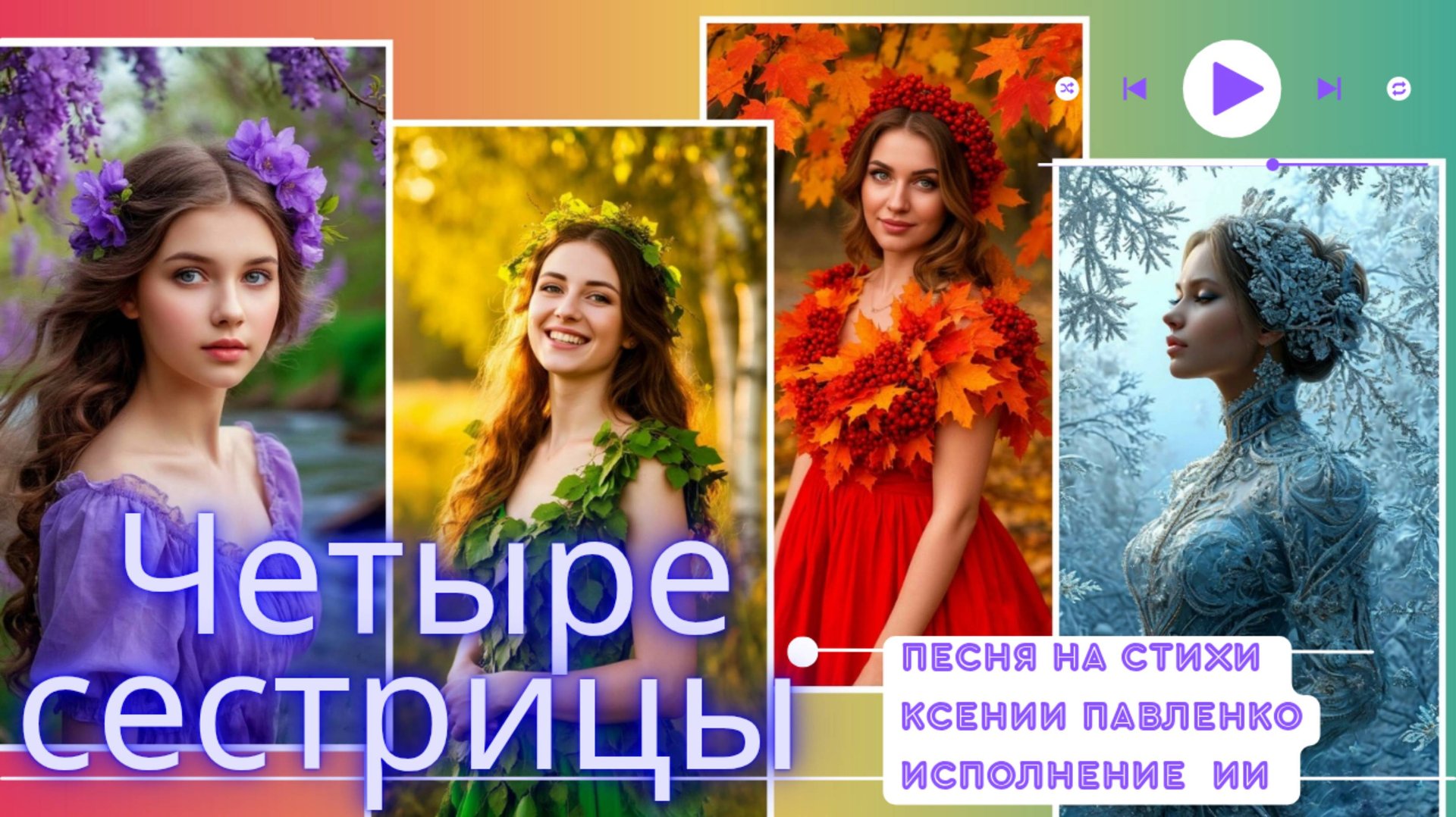 Новая песня "Четыре сестрицы " на стихи Ксении Павленко смотреть онлайн