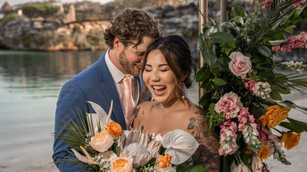 Диана и Стивен — свадебный фильм в Мексике | Свадьба в отеле Xcaret