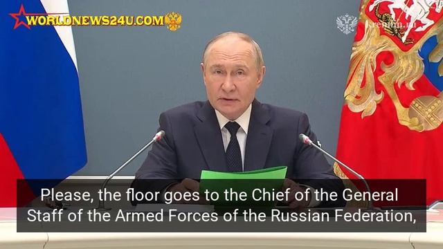 Putin conducted a scheduled nuclear force command and control exercise. смотреть онлайн