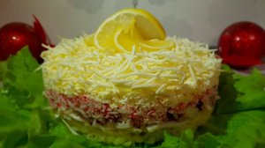 Салат Нежный как ЛЕБЕДИНЫЙ ПУХ!!!! Вы Долго Не Забудете Его!!!