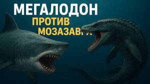 Мегаладон против Мозазавра
