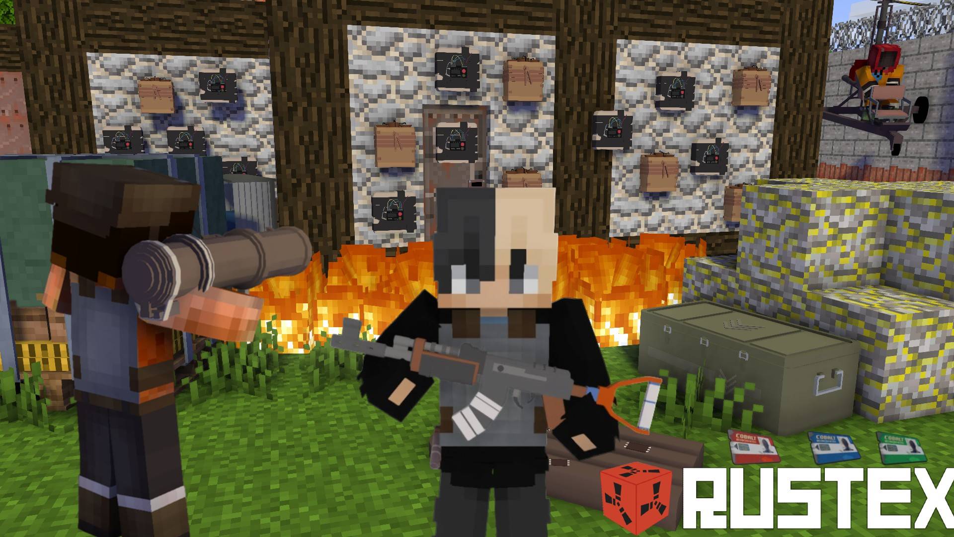 Дали огню вести этот бой... RustEx #растпвп #minecraft #rustex #rust+ #telegram смотреть онлайн