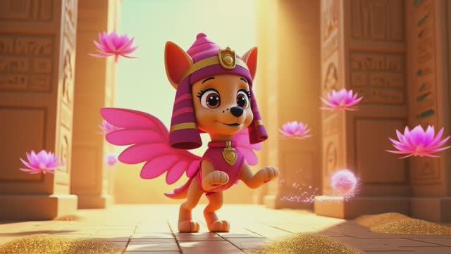 Щенячий патруль, Скай, Маршал, Эверест, Гончик, Крепышь и Зума стали Египтянами, Для детей смотреть онлайн