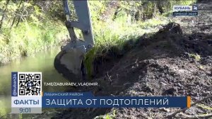 В Лабинском районе начались работы по расчистке и углублению русла реки Кукса