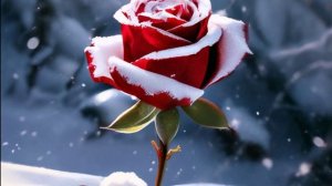 Красная роза.