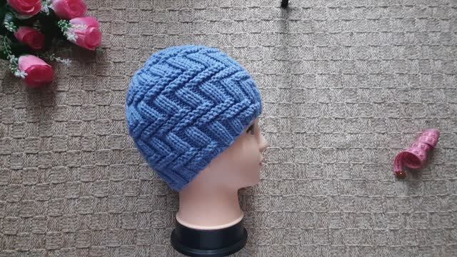 Шапка универсальная с узором Протектор. / МК / смотреть онлайн